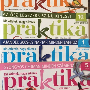 18 db Praktika Újság Magazin csomag + melléklet - diy (csináld magad) - szabásminta, útmutató - szabásminta - Meska.hu
