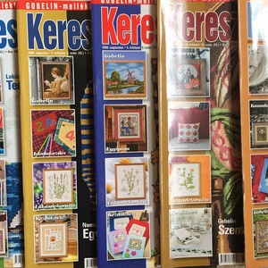 Keresztszemes Magazin kézimunka újság 2008 évad - kellékek & szerszámok - könyv, újság - újság - Meska.hu