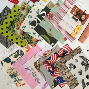 99 db Vegyes patchwork 10x10 cm pamutvászon csomag VA - kellékek & szerszámok - méteráru - anyagcsomag - Meska.hu