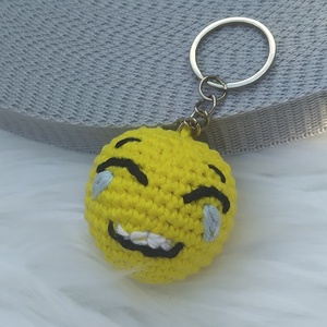 Horgolt emoji kulcstartó, Táska & Tok, Kulcstartó & Táskadísz, Táskadísz, Horgolás, MESKA