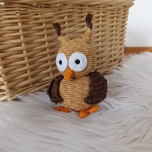 Horgolt bagoly, Játék & Sport, Plüssállat & Játékfigura, Bagoly, Horgolás, MESKA