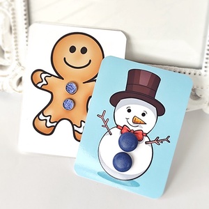 Nemesacél fülbevaló hóember ünnepi kártyán - ékszer - fülbevaló - pötty fülbevaló - Meska.hu Nemesacél fülbevaló hóember ünnepi kártyán - ékszer - fülbevaló - pötty fülbevaló - Meska.hu