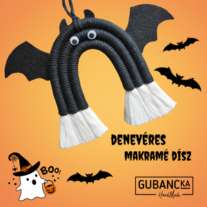 Denevéres makramé dísz - Meska.hu