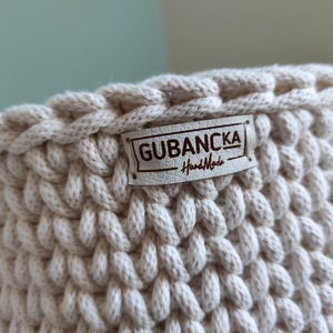 Bárányos horgolt tároló (nagy méret!) - otthon & életmód - tárolás & rendszerezés - tárolókosár - Meska.hu