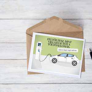 Feltöltesz, mint villanyautót a töltőállomás - Meska.hu