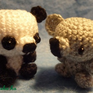 Mini Panda - játék & sport - plüssállat & játékfigura - maci - Meska.hu