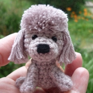 2 db Uszkár-Pudli (sötétszürke és világosszürke) - Meska.hu