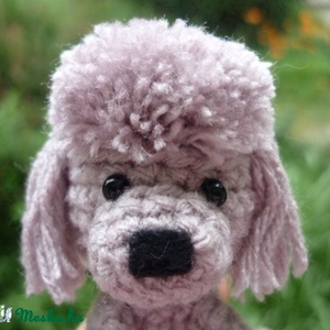 2 db Uszkár-Pudli (sötétszürke és világosszürke) -  - Meska.hu