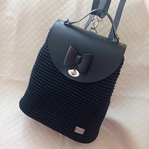 Vízálló hátizsák, horgolt - Meska.hu