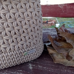 Jázmin mintás hátizsák - táska & tok - hátizsák - hátizsák - Meska.hu