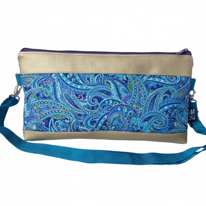 Arany Hullám kis crossbody táska - táska & tok - variálható táska - Meska.hu