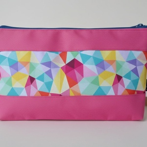 Pink mozaik kis crossbody táska - táska & tok - variálható táska - Meska.hu