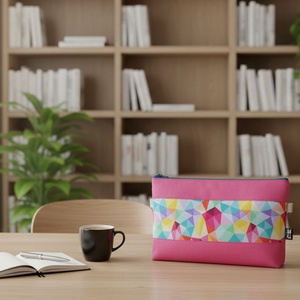 Pink mozaik kis crossbody táska, Táska & Tok, Variálható táska, Varrás, MESKA