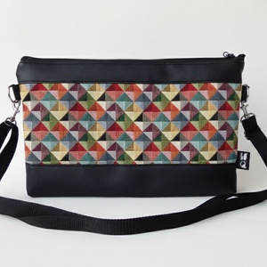 Kaleidoszkóp kis crossbody táska - táska & tok - variálható táska - Meska.hu