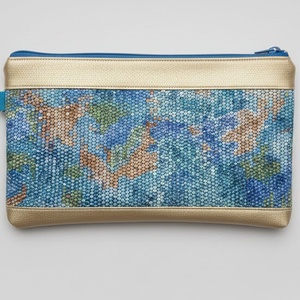 Arany mozaik kis crossbody táska, Táska & Tok, Variálható táska, Varrás, MESKA