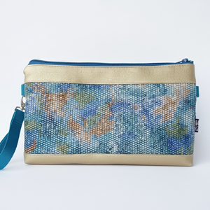 Arany mozaik kis crossbody táska - táska & tok - variálható táska - Meska.hu