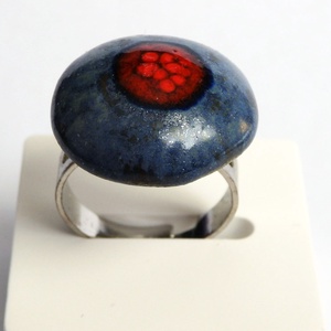 izzó mélység kerámia gyűrű - ékszer - gyűrű - kerek gyűrű - Meska.hu