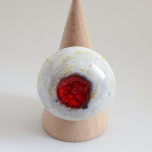 Szupernova kerámia gyűrű - ékszer - gyűrű - kerek gyűrű - Meska.hu