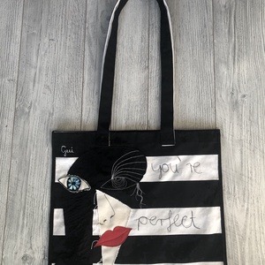 Személyre szóló dizájn bevásárló táska - táska & tok - bevásárlás & shopper táska - shopper, textiltáska, szatyor - Meska.hu