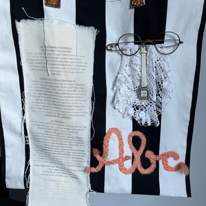 Olvasni jó! 1., Táska & Tok, Kézitáska & válltáska, Nagy pakolós táska, Varrás, Decoupage, transzfer és szalvétatechnika, MESKA