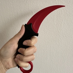 Counter Strike 2 Karambit kés - esküvő - dekoráció - asztaldísz - Meska.hu