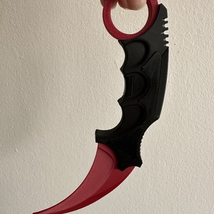 Counter Strike 2 Karambit kés - esküvő - dekoráció - asztaldísz - Meska.hu