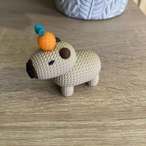 Capybara figura  színes, 3D nyomtatott - otthon & életmód - dekoráció - asztal és polc dekoráció - asztaldísz - Meska.hu