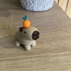Capybara figura  színes, 3D nyomtatott - otthon & életmód - dekoráció - asztal és polc dekoráció - asztaldísz - Meska.hu