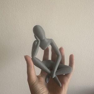 Merengő figura  3D nyomtatott modern szobor - otthon & életmód - dekoráció - asztal és polc dekoráció - asztaldísz - Meska.hu