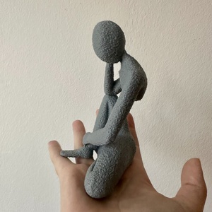 Modern absztrakt figura  3D nyomtatott dekoráció - otthon & életmód - dekoráció - asztal és polc dekoráció - asztaldísz - Meska.hu