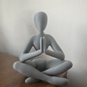 Meditáló figura  modern stílusú, 3D nyomtatott dekoráció, Otthon & Életmód, Dekoráció, Asztal és polc dekoráció, Asztaldísz, Mindenmás, MESKA