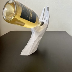 Minimalista kéz bortartó - otthon & életmód - dekoráció - asztal és polc dekoráció - asztaldísz - Meska.hu
