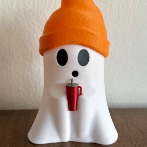 Cuki szellem LED-es mécsessel  hangulatfény őszre és Halloweenre, Otthon & Életmód, Dekoráció, Halloween, Halloweeni asztaldísz, Mindenmás, MESKA