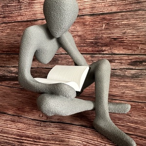 Olvasó absztrakt szobor - asztaldísz, Otthon & Életmód, Dekoráció, Asztal és polc dekoráció, Asztaldísz, Mindenmás, MESKA