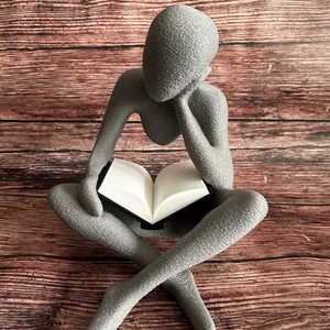 Olvasó absztrakt szobor - asztaldísz - otthon & életmód - dekoráció - asztal és polc dekoráció - asztaldísz - Meska.hu Olvasó absztrakt szobor - asztaldísz - otthon & életmód - dekoráció - asztal és polc dekoráció - asztaldísz - Meska.hu
