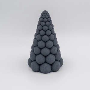 Modern érdes-buborékos karácsonyfa - LED teamécsessel, Karácsony, Karácsonyi lakásdekoráció, Karácsonyfa, grincsfa, Mindenmás, MESKA