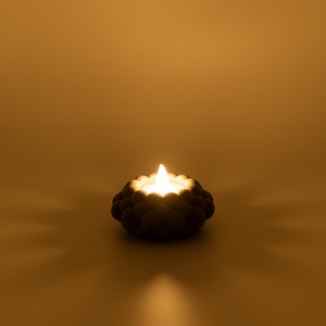 Modern, buborékos LED teamécses tartó - karácsony - karácsonyi lakásdekoráció - ünnepi asztaldekoráció - Meska.hu