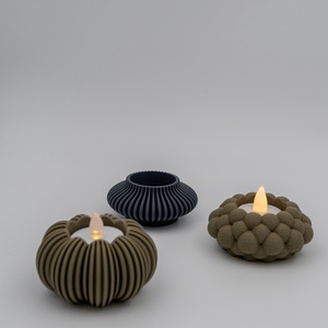 Modern LED teamécses tartó - karácsony - karácsonyi lakásdekoráció - ünnepi asztaldekoráció - Meska.hu