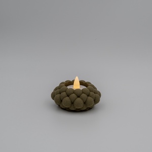 Modern, buborékos LED teamécses tartó, Karácsony, Karácsonyi lakásdekoráció, Ünnepi asztaldekoráció, Mindenmás, MESKA