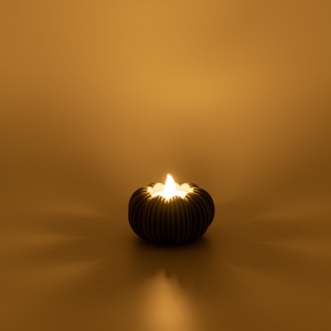 Modern, csíkos LED teamécses tartó - karácsony - karácsonyi lakásdekoráció - ünnepi asztaldekoráció - Meska.hu