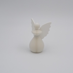 Modern csíkos kisangyal - karácsonyi dekoráció, Karácsony, Karácsonyi lakásdekoráció, Karácsonyfadíszek, Mindenmás, MESKA