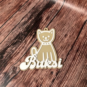 Névre szabható mézeskalács karácsonyfadísz  egyedi ajándék karácsonyra - karácsony - karácsonyi lakásdekoráció - karácsonyfadíszek - Meska.hu