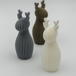 Modern rénszarvas - karácsonyi dekoráció - karácsony - karácsonyi lakásdekoráció - karácsonyi manók, figurák - Meska.hu