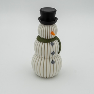 Modern Hóember - karácsonyi dekoráció/tároló, Karácsony, Karácsonyi lakásdekoráció, Karácsonyi manók, figurák, Mindenmás, MESKA