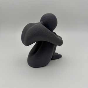 Önmagába zárkózó alak � minimalista absztrakt szobor - otthon & életmód - dekoráció - asztal és polc dekoráció - asztaldísz - Meska.hu