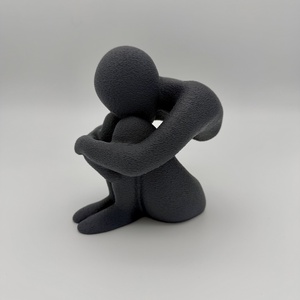 Önmagába zárkózó alak � minimalista absztrakt szobor - otthon & életmód - dekoráció - asztal és polc dekoráció - asztaldísz - Meska.hu