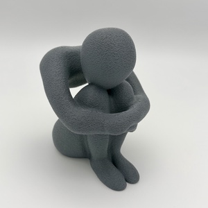 Önmagába zárkózó alak � minimalista absztrakt szobor, Otthon & Életmód, Dekoráció, Asztal és polc dekoráció, Asztaldísz, Mindenmás, MESKA