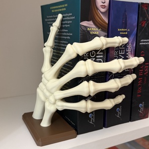 Csontváz kéz - könyvtámasz - otthon & életmód - dekoráció - asztal és polc dekoráció - könyvtámasz - Meska.hu