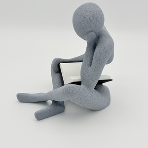 Olvasó absztrakt szobor - otthon & életmód - dekoráció - asztal és polc dekoráció - asztaldísz - Meska.hu