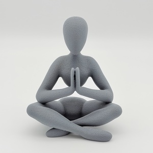 Meditáló absztrakt szobor #1 - Meska.hu